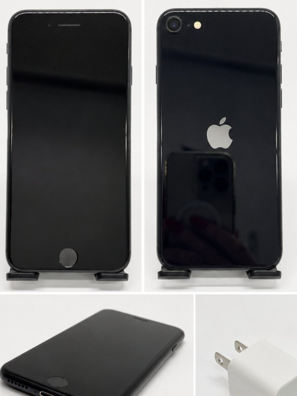 Apple iPhone SE 3rd Gen 128GB Black LCD Issue Battery Health 79% Inventory #11P